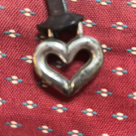 Brighton Red Tapestry Braided  Shoulder Strap Bag - Picture 7 of 7